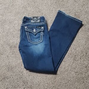 Miss Me Dark Blue Boot Cut Jeans